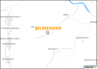 map of Belonemukhin