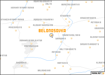 map of Belonosovka