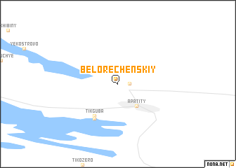 map of Belorechenskiy