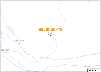 map of Belorech\