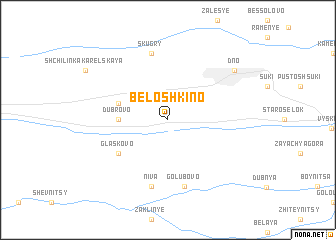 map of Beloshkino