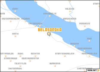 map of Belosoroka