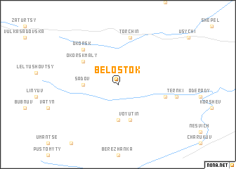 map of Belostok