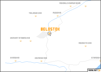 map of Belostok