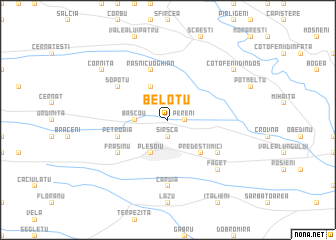 map of Beloţu