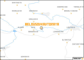 map of Belousovka Vtoraya