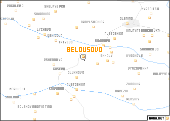map of Belousovo