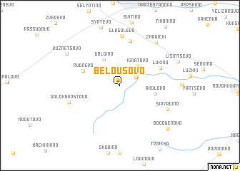 map of Belousovo