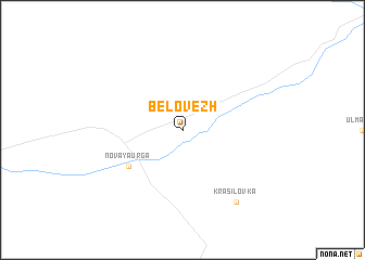 map of Belovezh