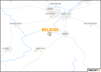 map of Belovod