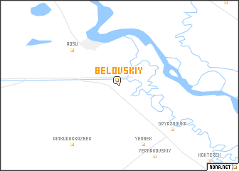 map of Belovskiy