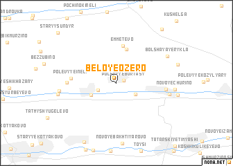 map of Beloye Ozero