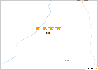 map of Beloye Ozero
