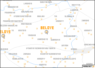 map of Beloye