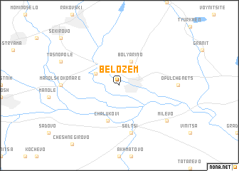 map of Belozem