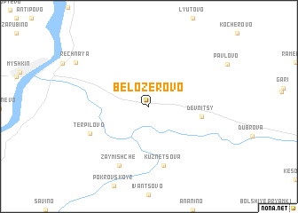 map of Belozërovo