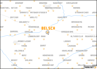 map of Belsch