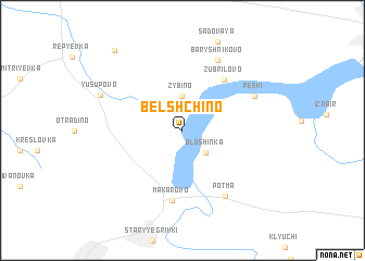 map of Bel\