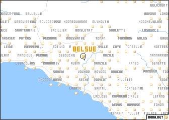 map of Belsue
