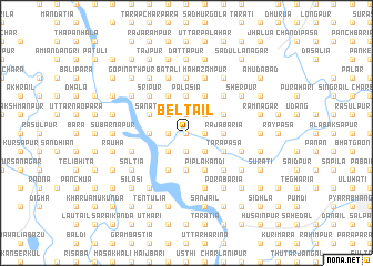 map of Beltail
