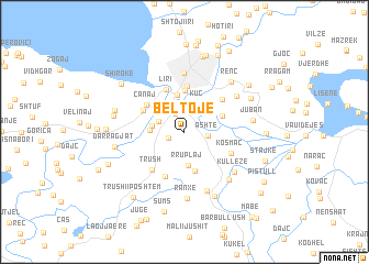 map of Beltojë