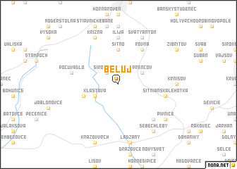 map of Beluj