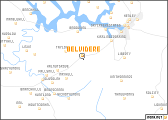 map of Belvidere