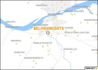 map of Belview Heights