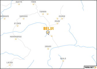 map of Belvi