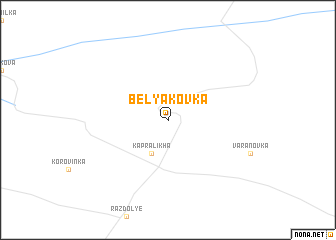 map of Belyakovka