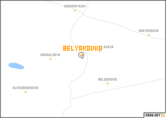 map of Belyakovka