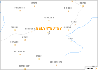 map of Belyayevtsy