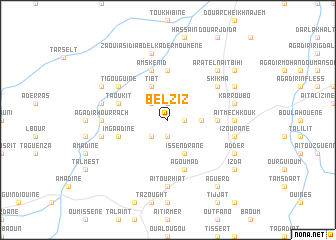 map of Belziz