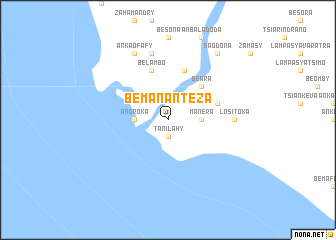 map of Bemananteza