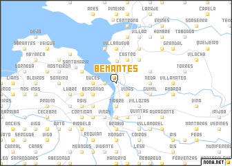 map of Bemantes