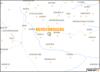 map of Bémékabougou