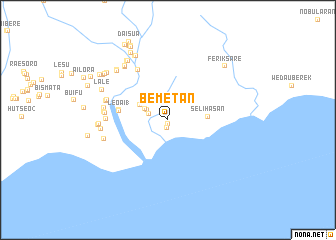 map of Bemetan