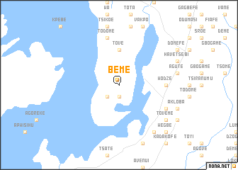 map of Beme