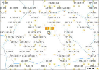 map of Bémé