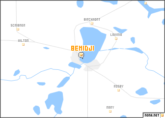 map of Bemidji