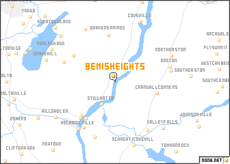 map of Bemis Heights