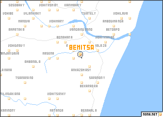 map of Bemitsa