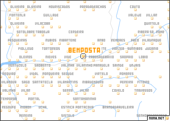 map of Bemposta