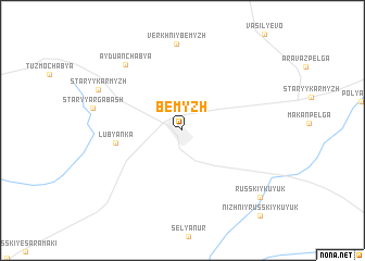 map of Bemyzh