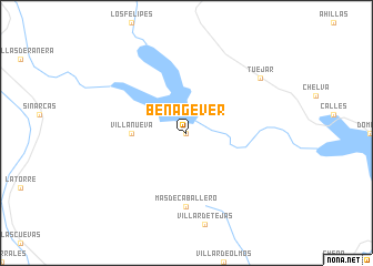map of Benagéver
