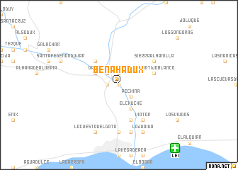 map of Benahadux