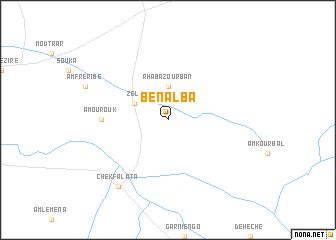 map of Bénalba