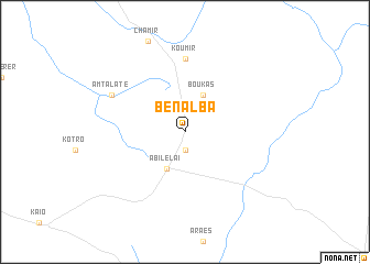 map of Ben Alba