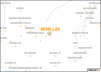 map of Ben Allah