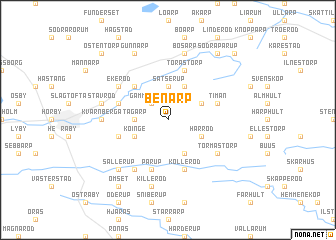 map of Benarp